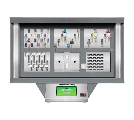 Key watcher touch system cabinet